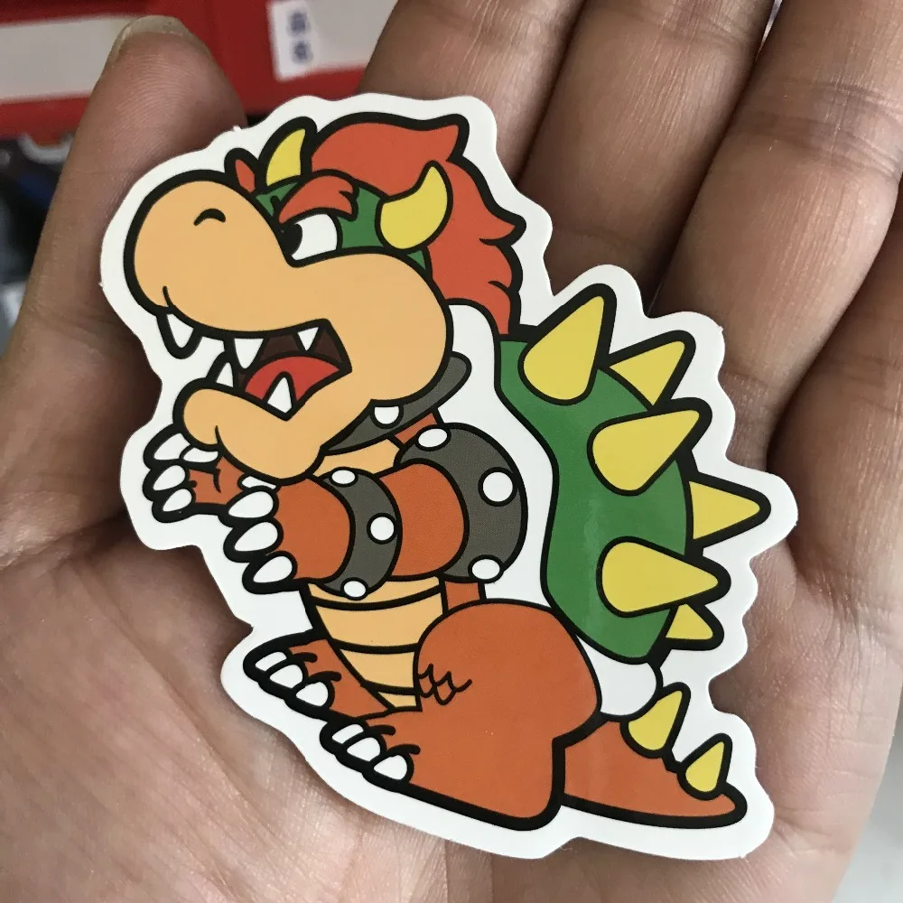 3 шт. мультфильм аниме наклейка Марио водонепроницаемый чемодан DIY ноутбук Гитара