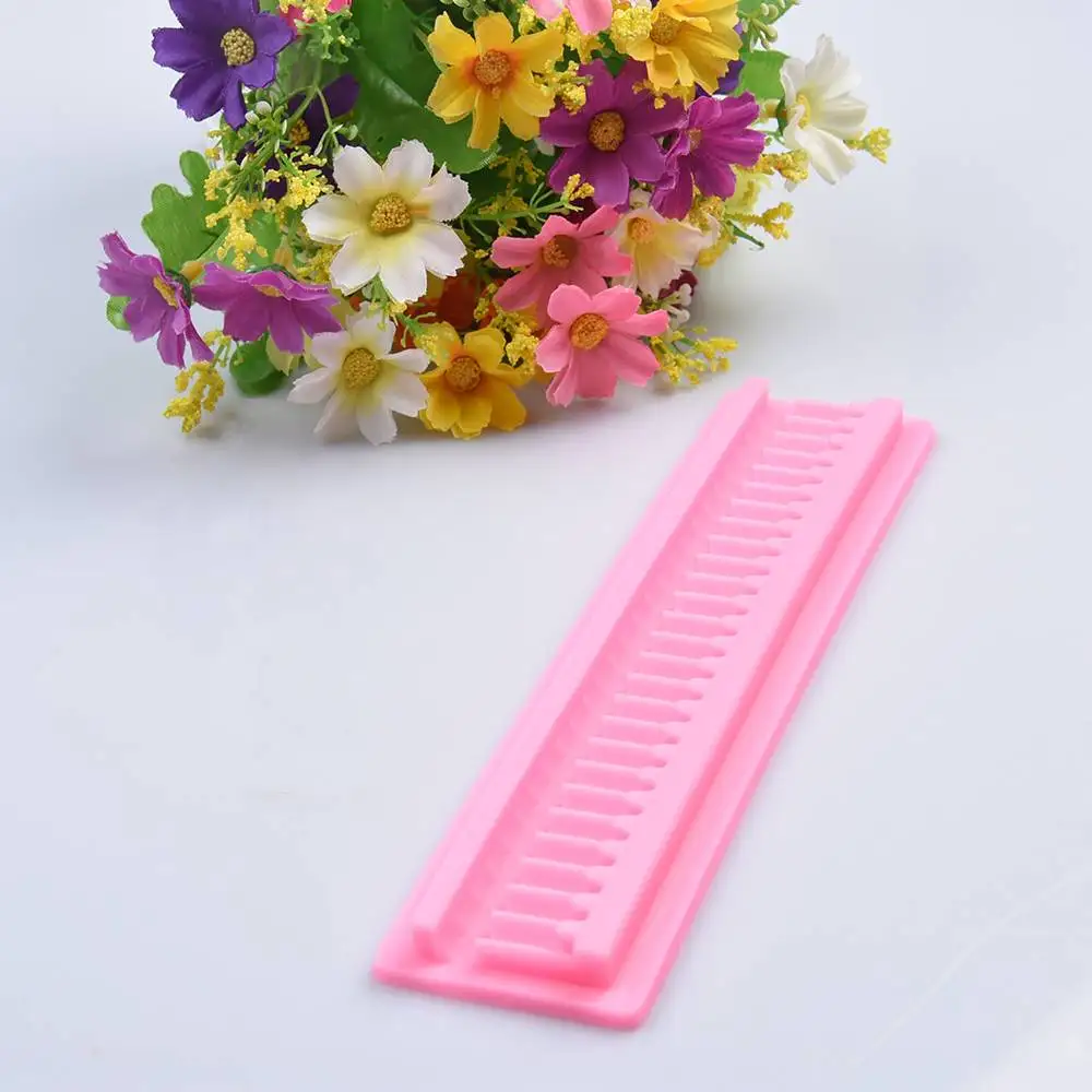 Силиконовая форма для украшения шоколадного торта с длинной веревочной волной DIY