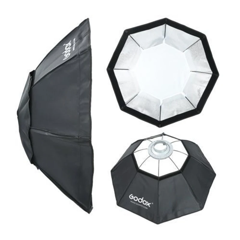 Софтбокс Godox BW95cm восьмиугольный Зонт софтбокс + крепление Bowens алюминиевый сплав