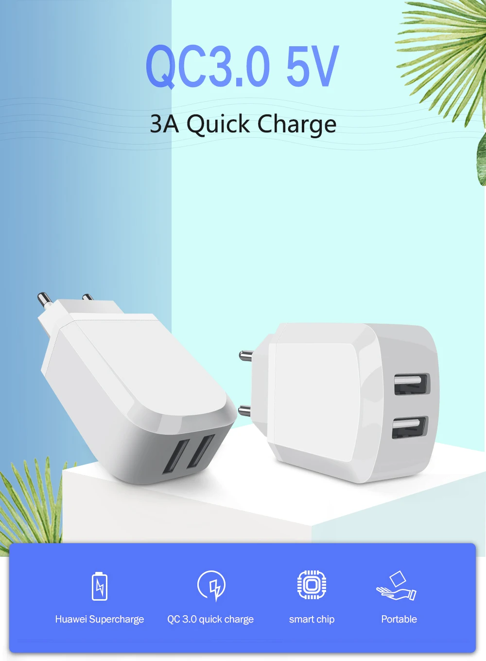 USB usb-адаптер питания FBYEG настенное зарядное устройство переменного тока для iPhone X 4S 5 5c 5S 6s 7 8 Plus iPad iPod для ЕС Plug