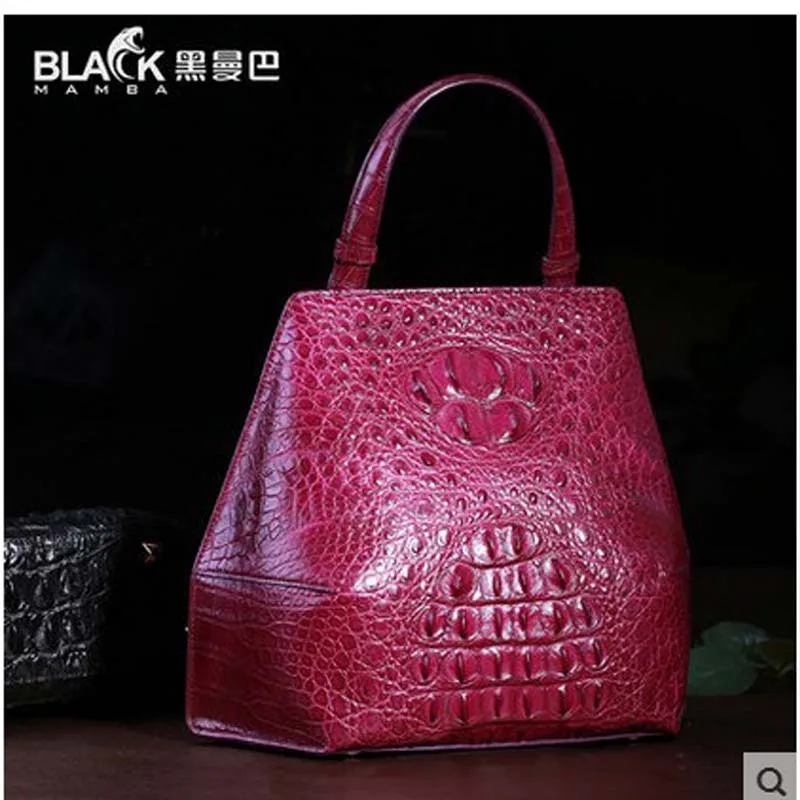 Дамская сумочка heimanba из крокодиловой кожи Таиланд креативная женская сумка на