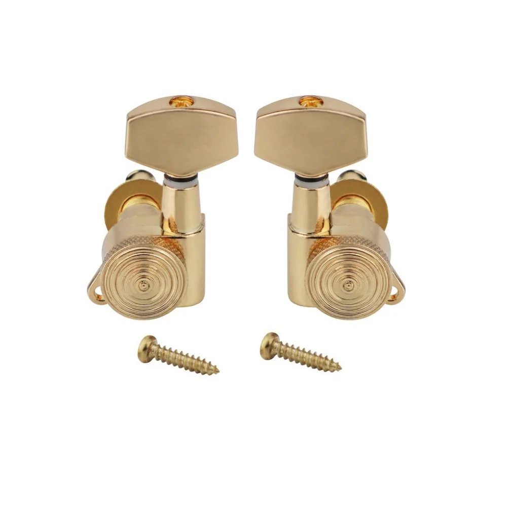 2 шт. 1L1R электрическая гитарная струна колышки блокирующие тюнеры ключи машинные