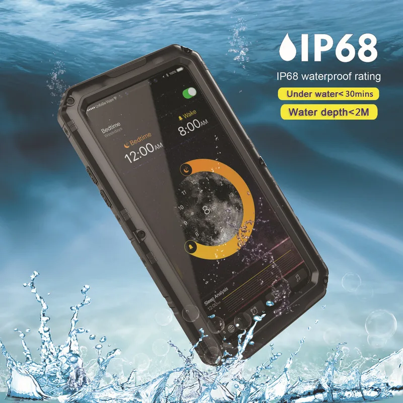 Роскошный 3 защитный чехол металлический алюминиевый грязеотталкивающий