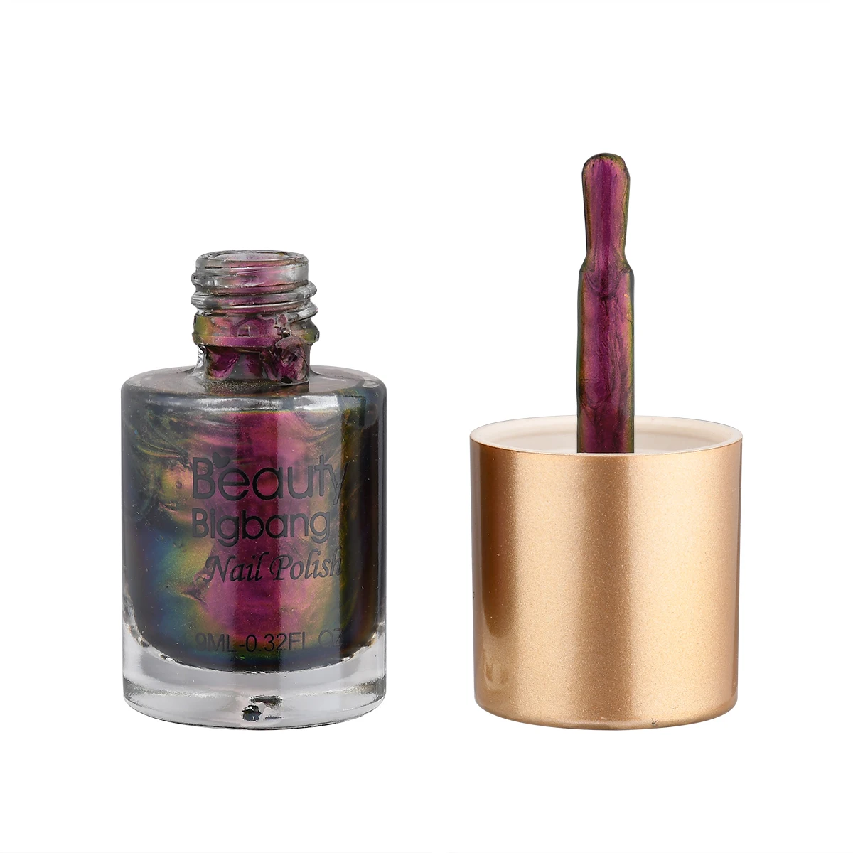BEAUTYBIGBANG 9 мл Лак для ногтей Хамелеон Galaxy блеск закат светящиеся голографические блестки голографический лак для ногтей
