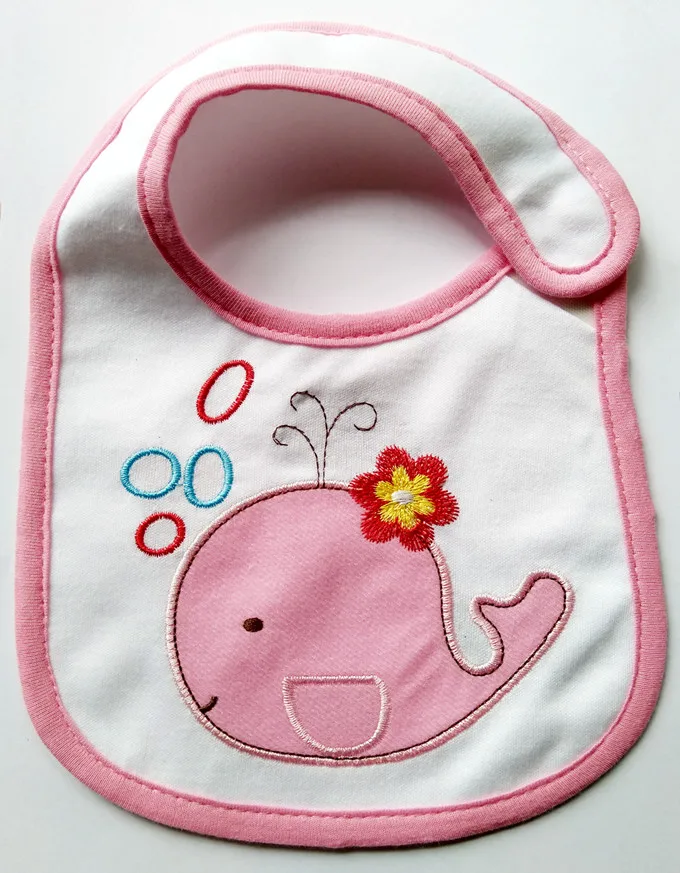 Нагрудники для кормления маленьких девочек и мальчиков 0-3 лет водонепроницаемый