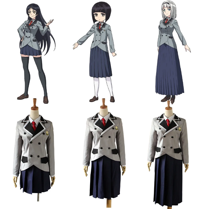 Shimoneta для Iu Gainen ga Sonzai Shinai Taikutsu na Sekai SOX Косплей Kajo Ayame Anna Nishikinomiya школьная форма