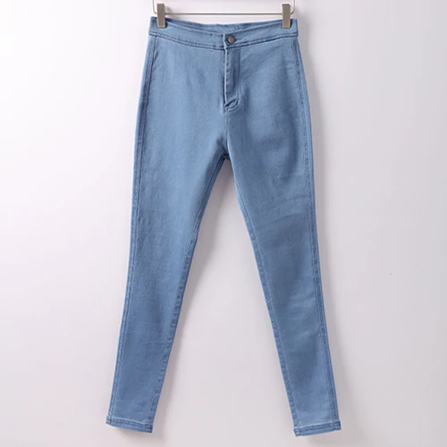 Light blue Garemay джинсы женские узкие джинсы женщина роковой джинсовые брюки прямые женские цветные узкие джинсы с высокой талией женские джинсы высокой талия джинсы женские с высокой посадкой женские джинсы - Цвет: Light blue