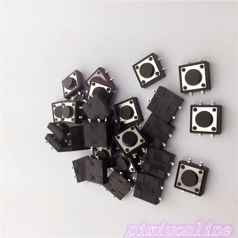 Тактильный кнопочный микро переключатель G82Y 30 шт./лот 12x12x5 мм 4PIN SMT G82 самосброс DIP
