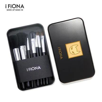 Профессиональный набор кистей для макияжа IFIONA 7 пудры румян основы теней век губ