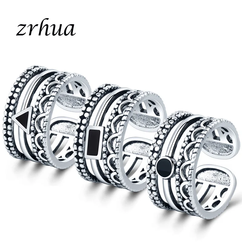 Новинка 2019 стильные винтажные ювелирные изделия ZRHUA из стерлингового серебра 925