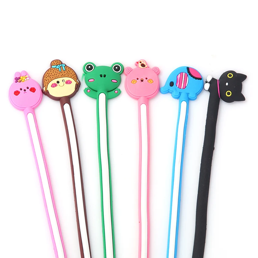 Cute Multipurpose phone USB Cable Winder clip Wire Cord Organizer Protector Earphone Computer PC Data line Collation Animal | Дом и сад