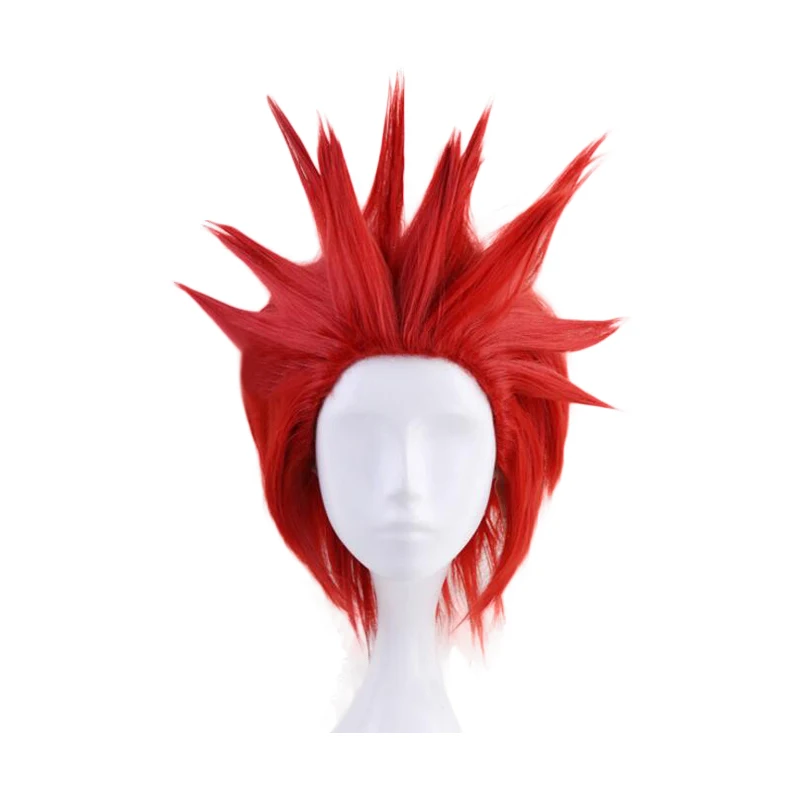 My Hero Academy Eijirou Kirishima Eijiro красный короткий парик косплей костюм Boku no Hero Academy термостойкие волосы мужские парики