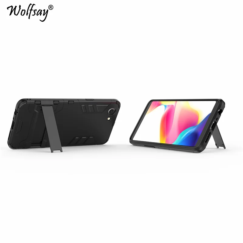 robot cover oppo realme 1 case strong armor pc silicone phone cover for oppo realme 1 case oppo realme 1 phone case cph1859 free global shipping