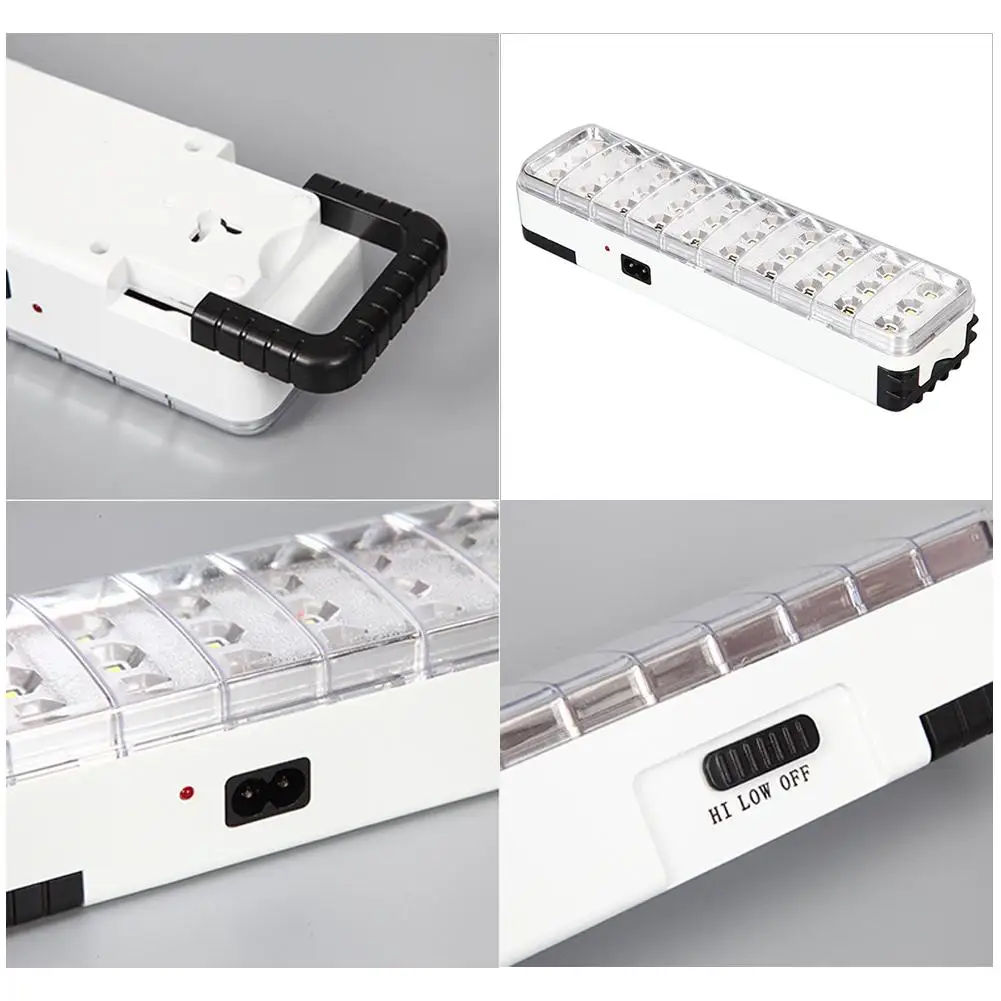 30LED Многофункциональный перезаряжаемый аварийный фонарик мини 30 LED свет лампа 2