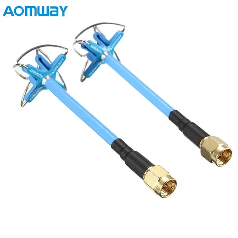Оригинальный Aomway 5 8 GHz 3dBi LHCP всенаправленный 4 листа клевера FPV Антенна