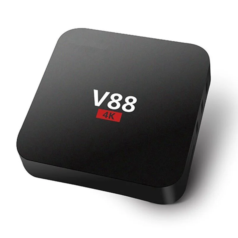 ABHU-домашний кинотеатр V88 RK3229 Смарт ТВ приставка плеер 4K четырехъядерный 8 Гб WiFi