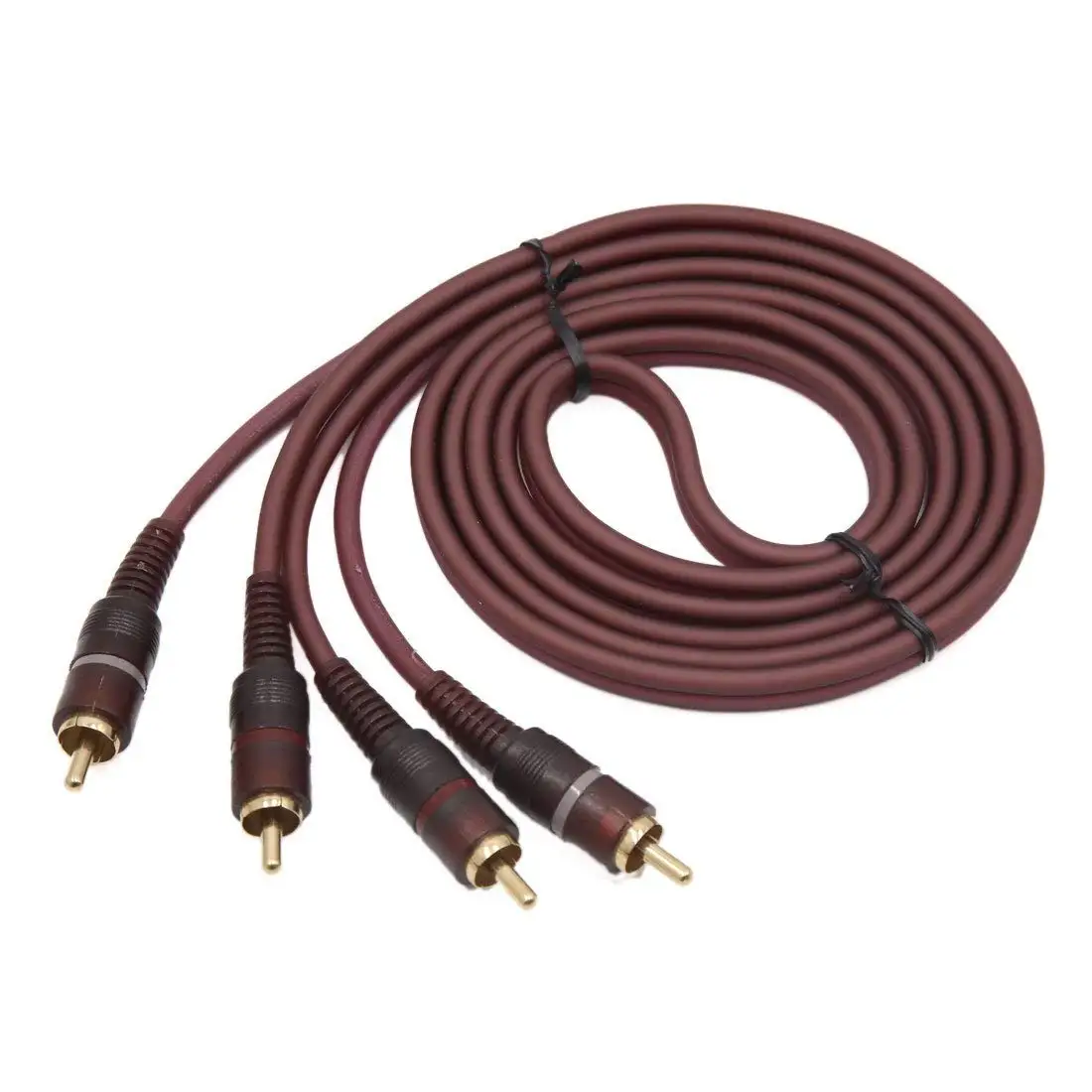 

uxcell 4.9ft Length 2 RCA Male Adapter Car Stereo Audio Cord Extension Cable