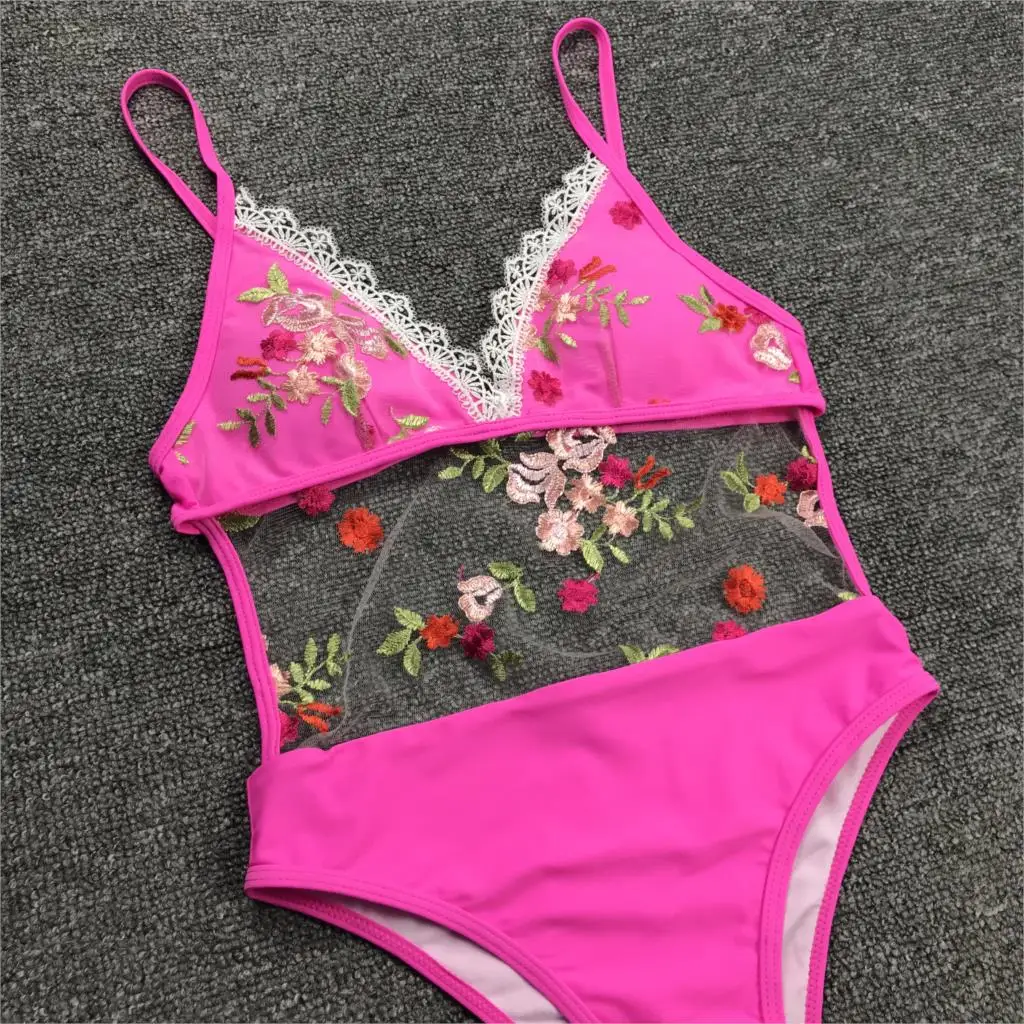 Женский купальный костюм с принтом простой летний бикини 2019|Комбинезоны| |