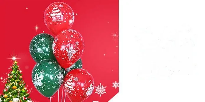 Темно-зеленый воздушный шар 50 шт./lot12 дюймов 2,8 г сферические латексные красные рождественские воздушные шары с новогодним украшением воздушные шарики, детские игрушки