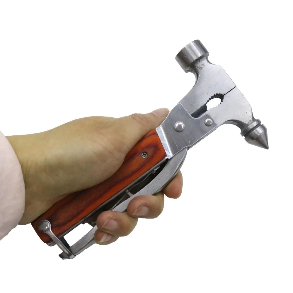 16 In 1 Multi Functional Safety Hammer Window Glass Breaker Emergency Seat Belt Cutter for Car Rescue HY82 | Инструменты