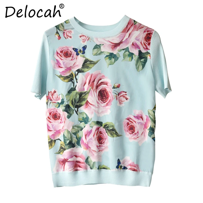Женское модельное пальто Delocah модная дизайнерская футболка с коротким рукавом и