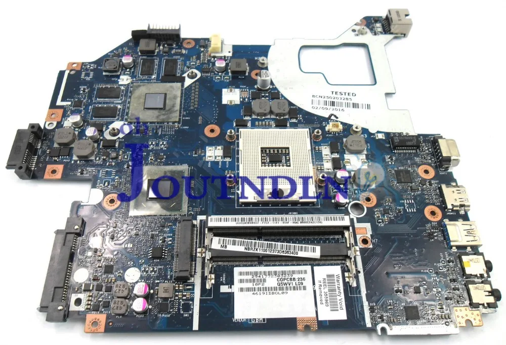Материнская плата JOUTNDLN для ноутбуков ACER Aspire материнская NBRZK11001 NB.RZK11.001 Q5WVH GT640M 2 Гб
