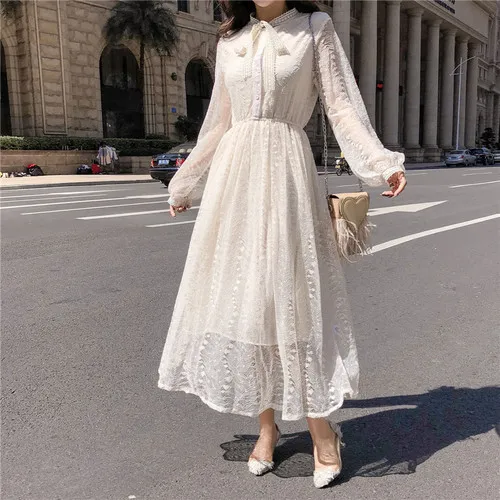 Вязаное кружевное платье элегантное vestido de festa Robe Femme винтажные платья женская