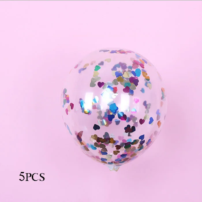style 16 5 шт. воздушный шар "Конфетти" 12 дюймов Золото С Днем Рождения украшения вечерние декоративные шары для дня рождения Юбилей шарики для свадьбы - Цвет: style 16