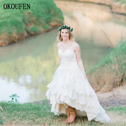 Белое Бальное Платье Простые Свадебные платья 2019 элегантные с открытыми плечами