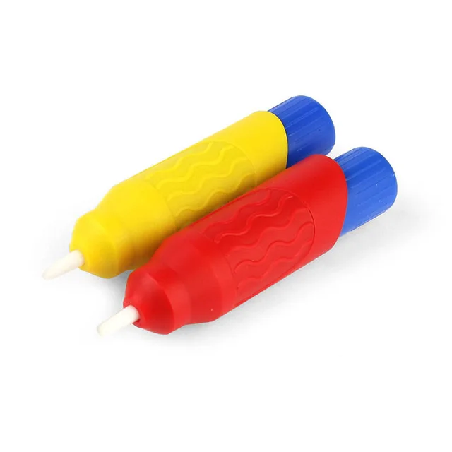 1 yellow 1 red Инструмент для рисования водой, коврик для рисования, игрушечная ручка, кисть для рисования водой, игрушки для рисования, детская живопись, написание, матовая волшебная ручка, кисть для рисования, игровой инструмент - Цвет: 1 yellow 1 red