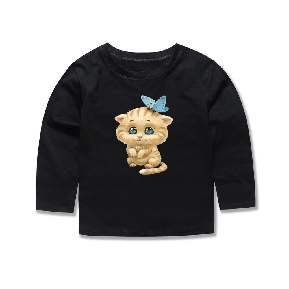 Детская одежда; футболка; ; хлопковые футболки с принтом «hello kitty»; футболки для мальчиков; Одежда для маленьких девочек; футболки для девочек; топы