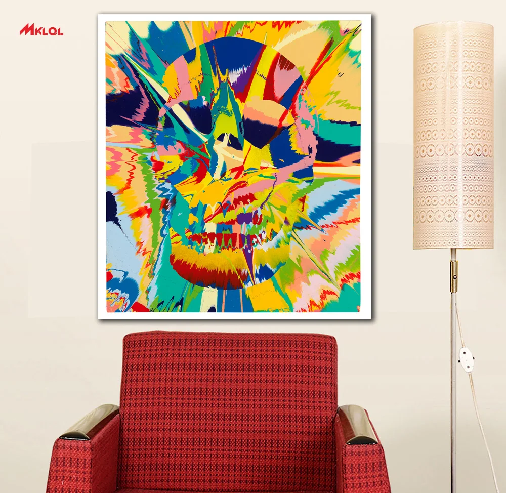 Красивая живопись маслом с изображением цветов настенное искусство картина