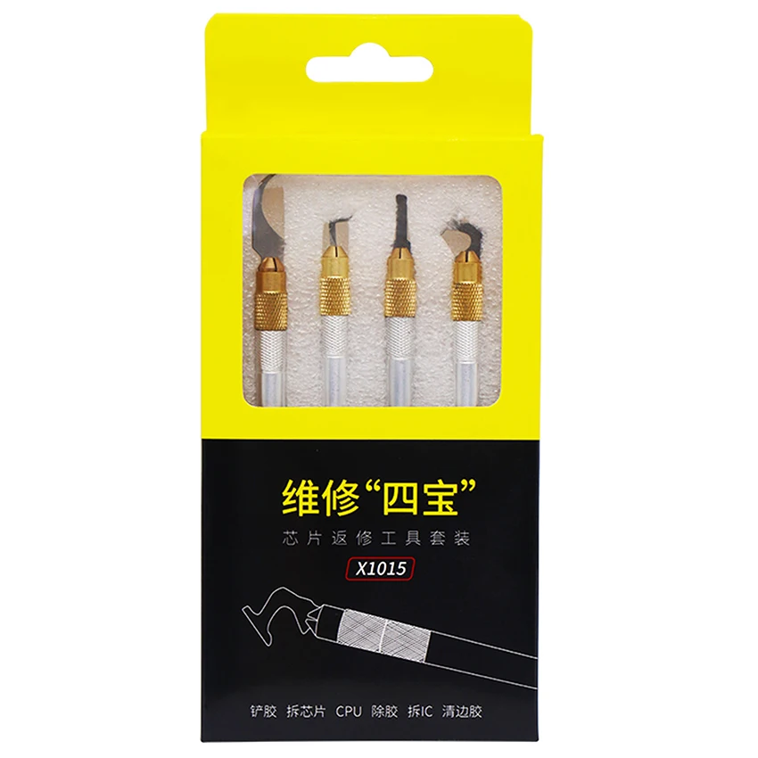 4 шт. инструмент нож для переделки мобильного обслуживания чип лопатка очистки