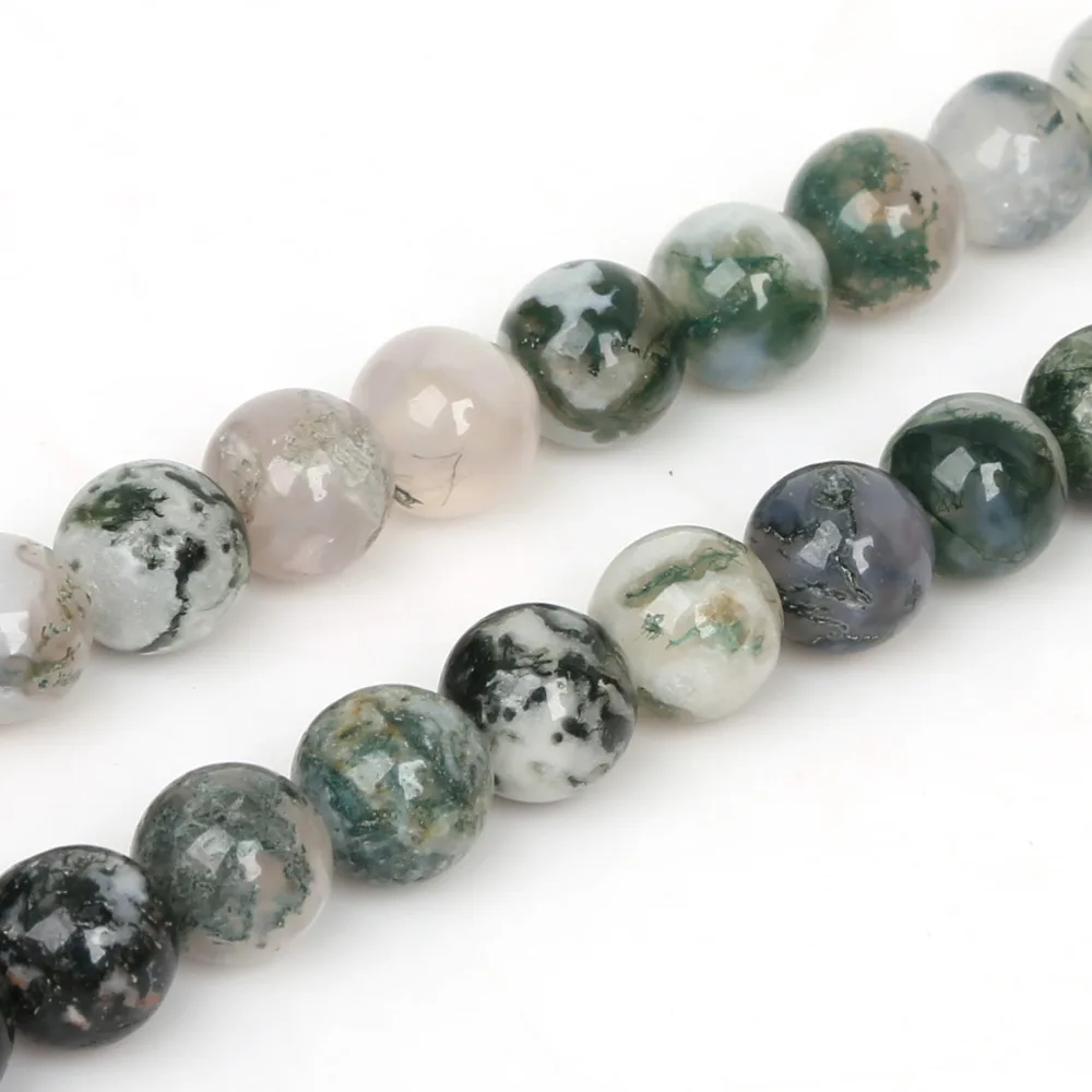 Круглые свободные шарики из натурального белого Моха для самостоятельного