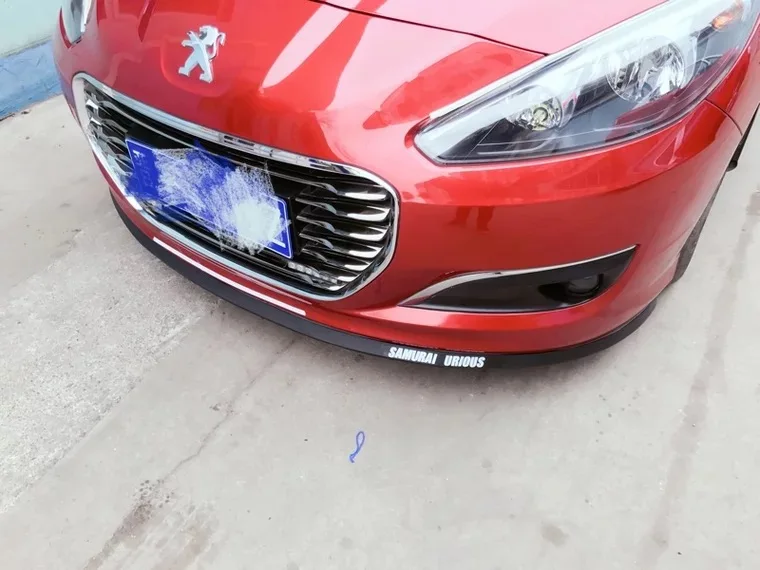 Горячий автомобиль-Стайлинг спереди губ бампер спойлер Стикеры для peugeot 308 307 508 RCZ 107 108 206 207 301 406 407 SW 607 аксессуары