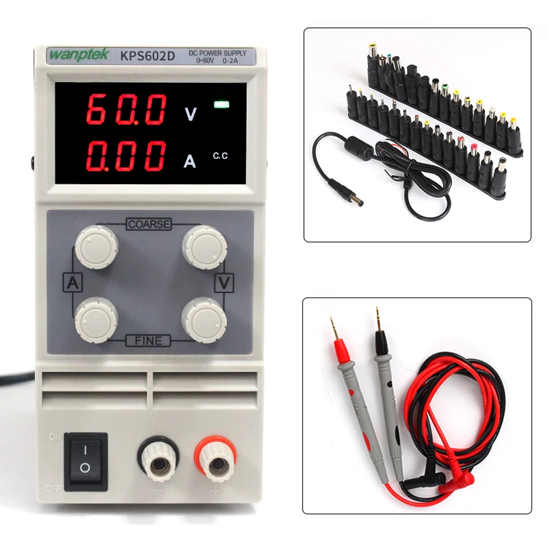 Wanptek высокое качество KPS602D 60V 2A 0 1 V 0.01A одиночный выход Регулируемый цифровой