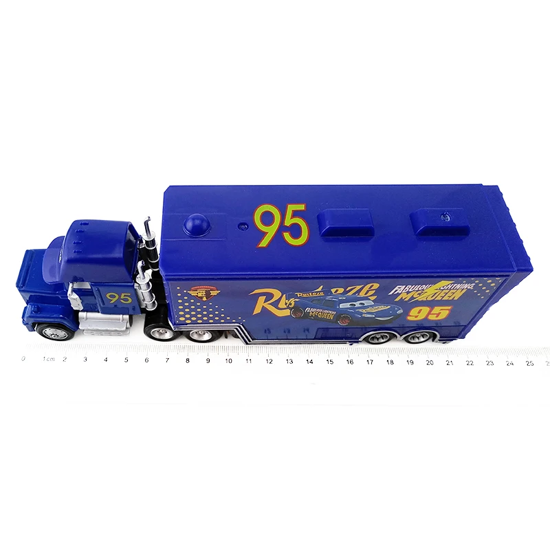 Дисней Pixar тачки 3 No.95 сказочные Молния Маккуин грузовик 1:55 игрушечный автомобиль