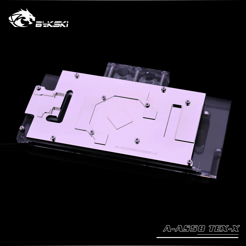 Bykski A-AS58EX-X, полное покрытие видеокарты блок водяного охлаждения, для Asus EX-RX580 2048SP 8G