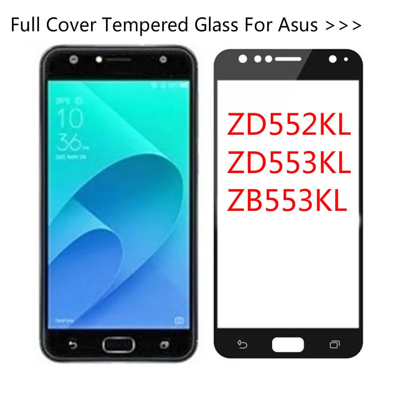 Полное покрытие закаленное Стекло для Asus ZenFone 4 селфи ZD553KL 4Pro ZD552KL Live Plus ZB553KL X00LDA X00LDB