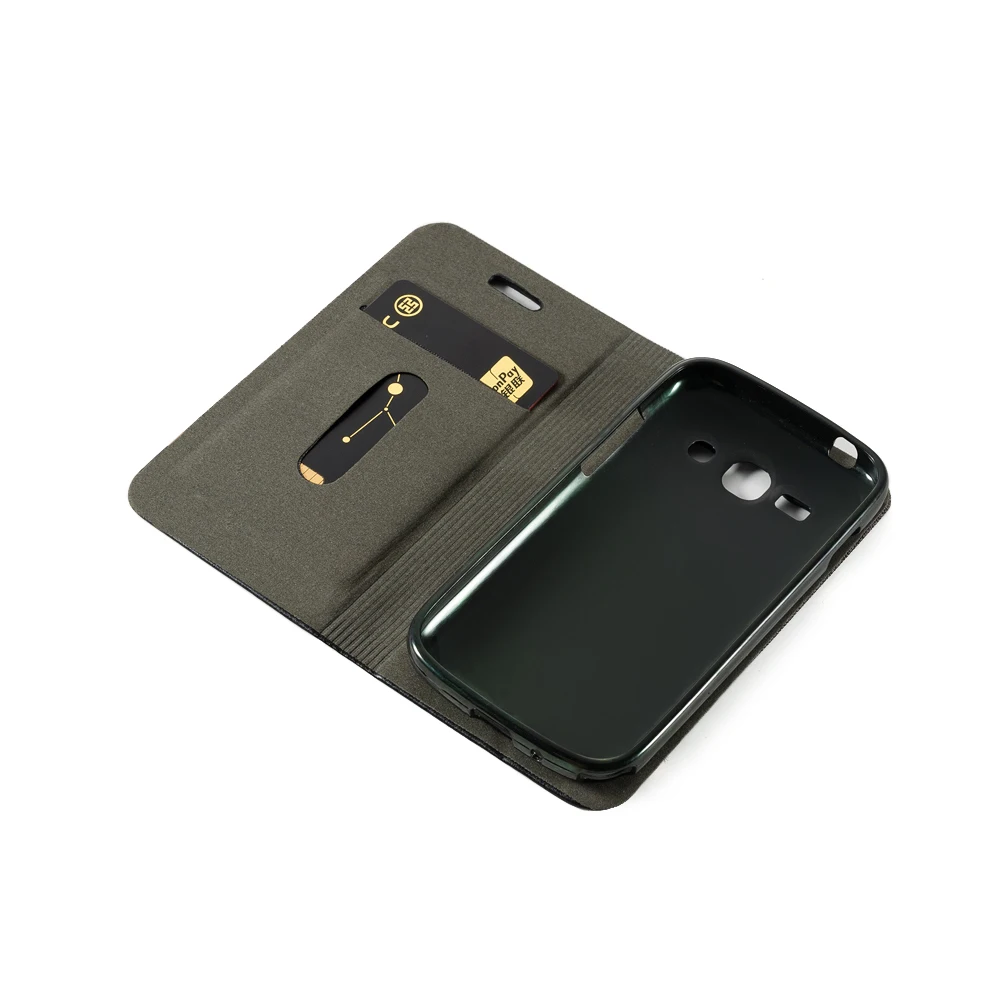 Кожаный чехол для телефона Samsung Galaxy J1 2016 чехол-книжка 2015 деловой Чехол-бумажник