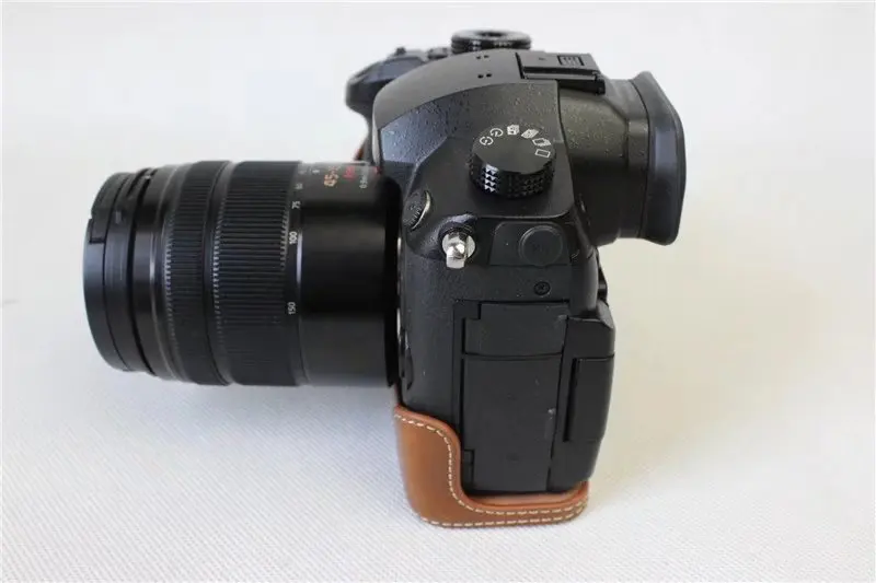 Модная сумка для камеры чехол panasonic GH5 DSLR из искусственной кожи половина тела