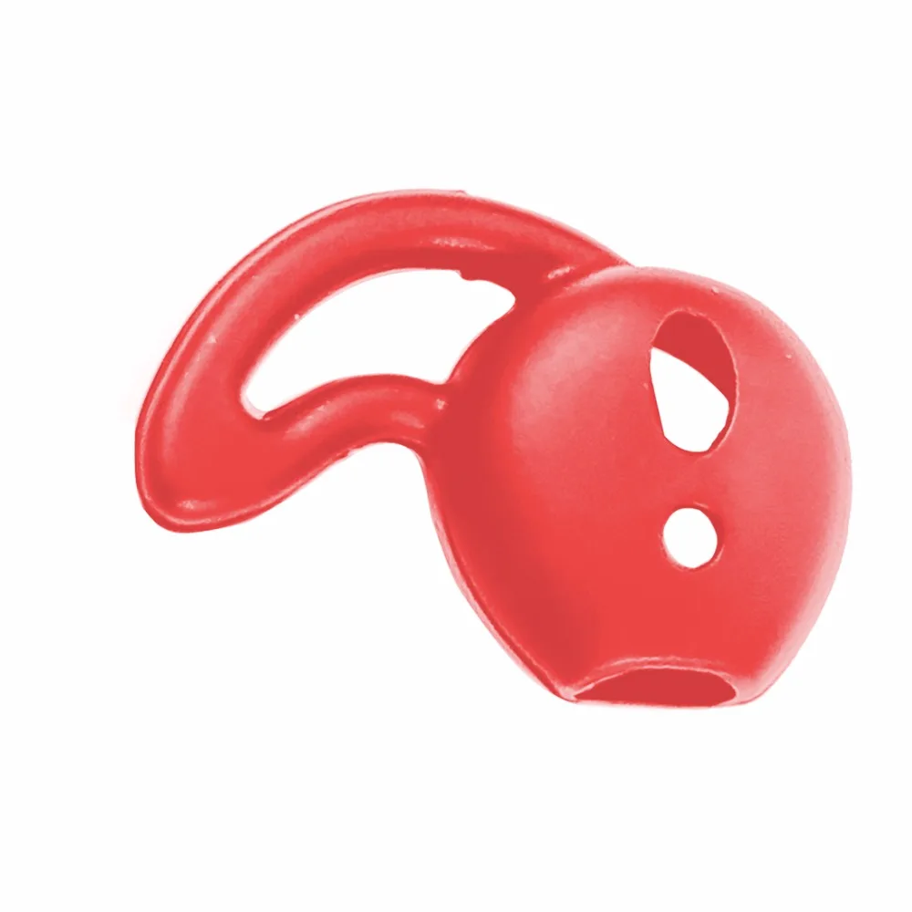 2 шт. Мягкий силиконовый чехол для наушников для Apple AirPods EarPods противоскользящая сменная Крышка для ушей наушники с крючком спортивные аксессуары