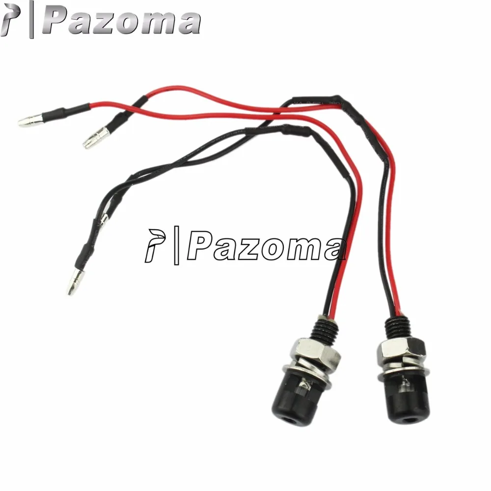 Черный Универсальный задний фонарь мотоциклетный болт с болтом фары для