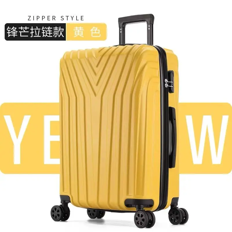 zipper 20''22''24''26''29'' алюминиевая рама на колесиках, чемодан на колесиках, чемоданы на колесиках, maleta valise cabine koffer, коробка на колесиках - Цвет: zipper