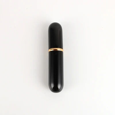 Shiny Black 11 цветов, 5 мл, портативные пустые мини флаконы для духов, для многоразового распылителя, высокое качество, алюминиевые флаконы с распылителем для духов - Цвет: Shiny Black