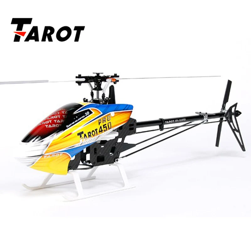Популярный Tarot 450 PRO V2 DFC 3 оси Flybarless 6CH бесколлекторный р/у Вертолет Комплект дистанционного Управление игрушки для дрона с дистанционным управлением, игрушки для детей