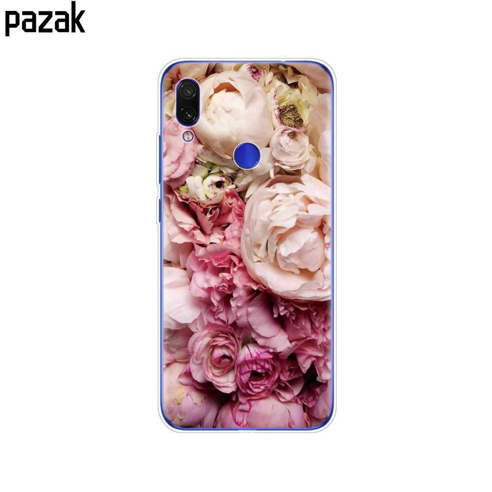 34264 Чехол для Xiaomi Mi Play, силиконовый чехол на заднюю панель MiPlay, чехол с котом для Xiaomi Mi Play, чехлы для телефонов, милый цветок, модный, прозрачный - Цвет: 34264