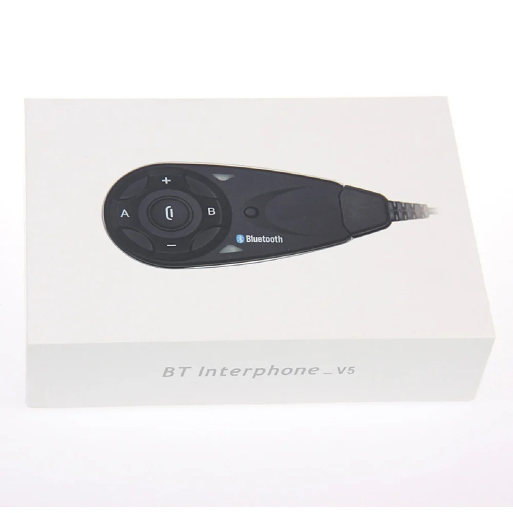 V5 Bluetooth стерео гарнитура для мотоциклетного шлема Hi Fi FM водонепроницаемая