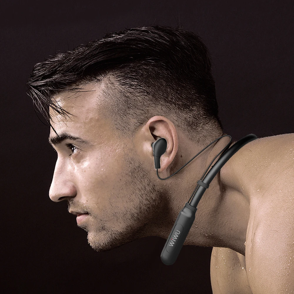WIWU спортивные наушники водонепроницаемые Bluetooth наушники с шумоподавлением Беговая гарнитура беспроводные наушники микрофон мобильный телефон