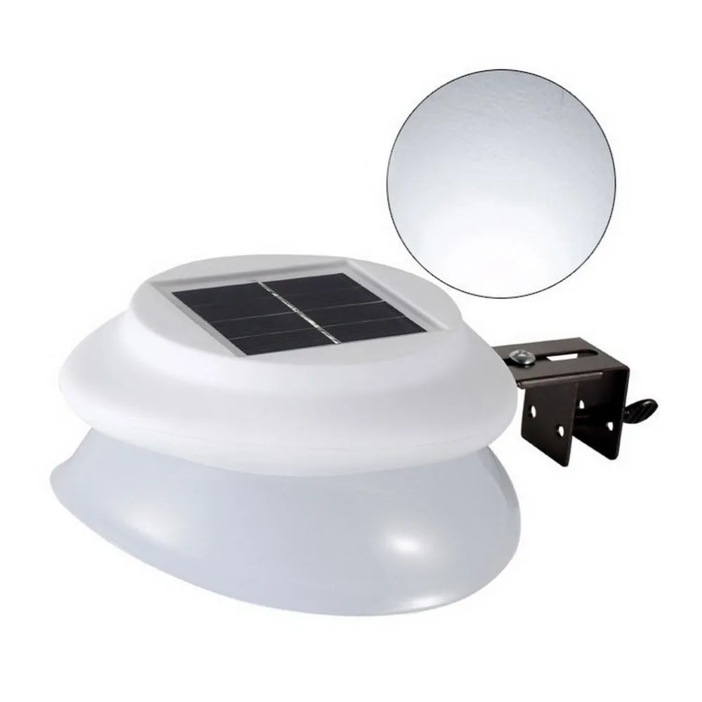 Открытый Солнечный желоб светодио дный фонари Солнечная энергия умный ночной